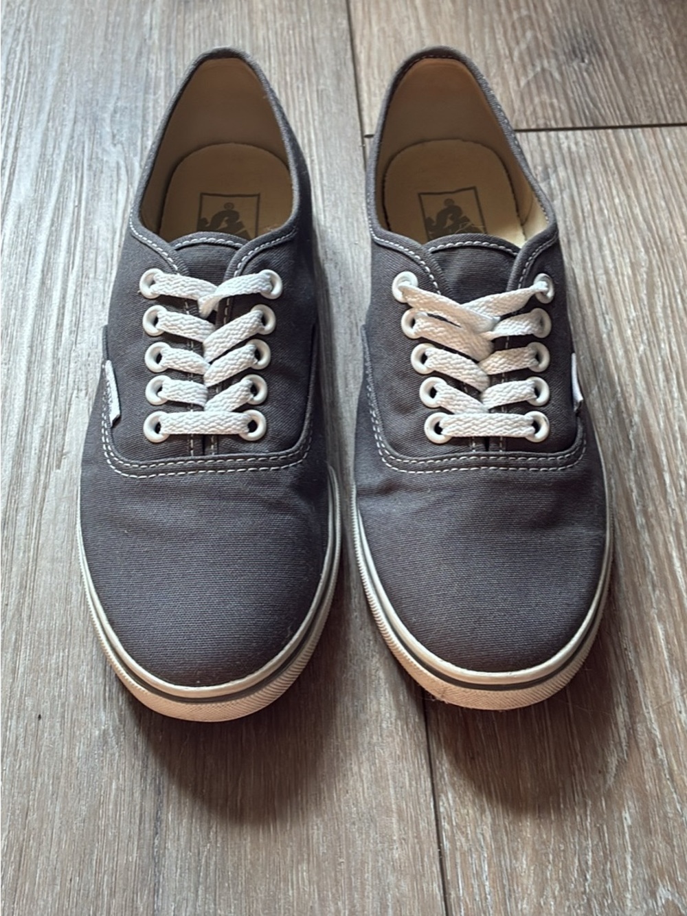 Gray Vans Women’s size 7.5 - Classic Low-Top Lace-Up